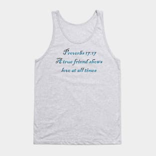 Proverbs 17:17 Tank Top